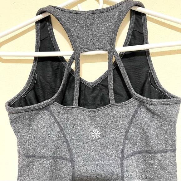 Athleta Equator gray Tank Shelf Bra women’s size XS - Picture 6 of 8